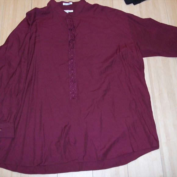 Cassel Mens Plus Size 3X Button Up Shirt - Picture 6 of 8